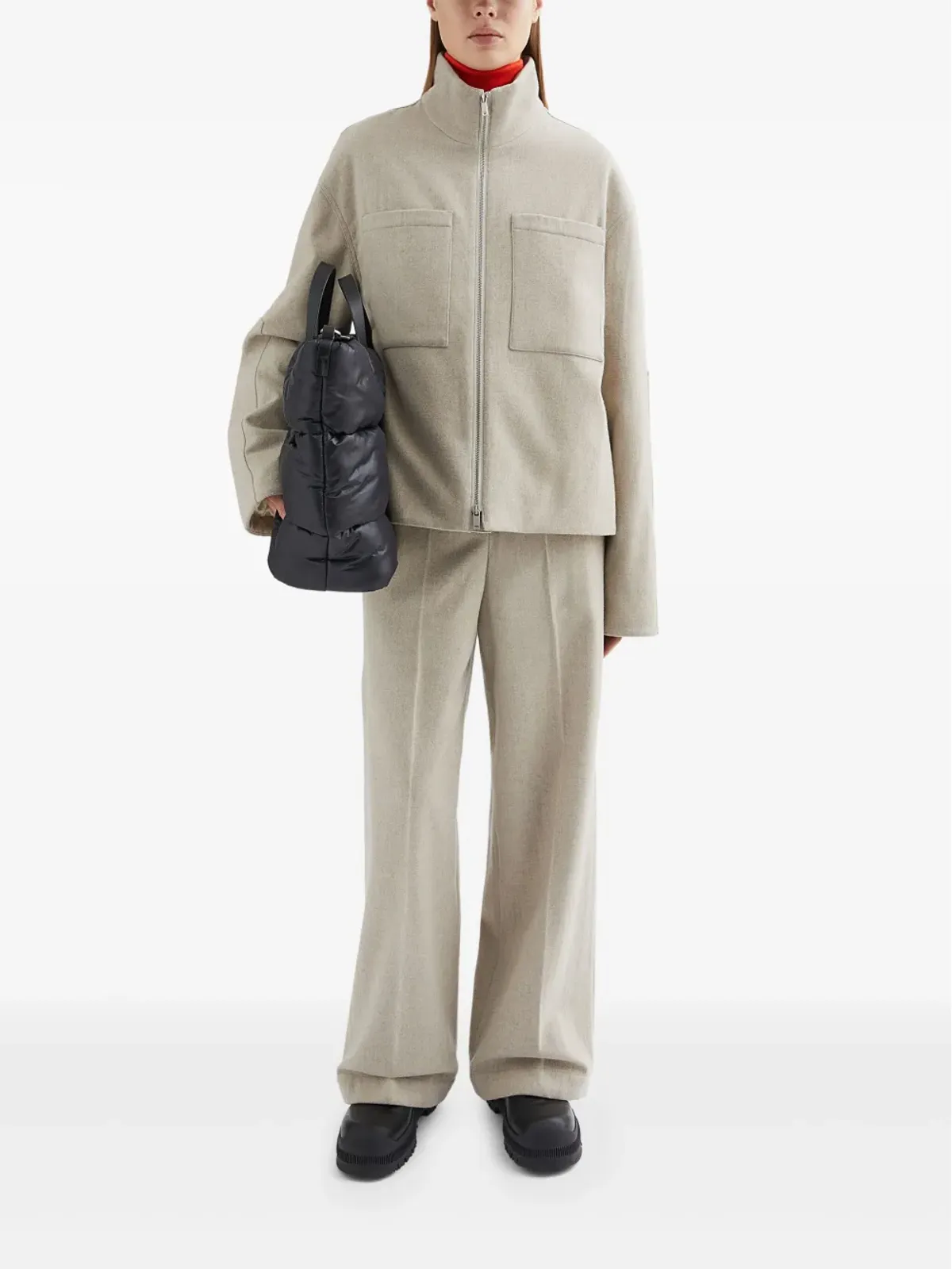 JIL SANDER+ ウールフェルトジャケット - 画像2