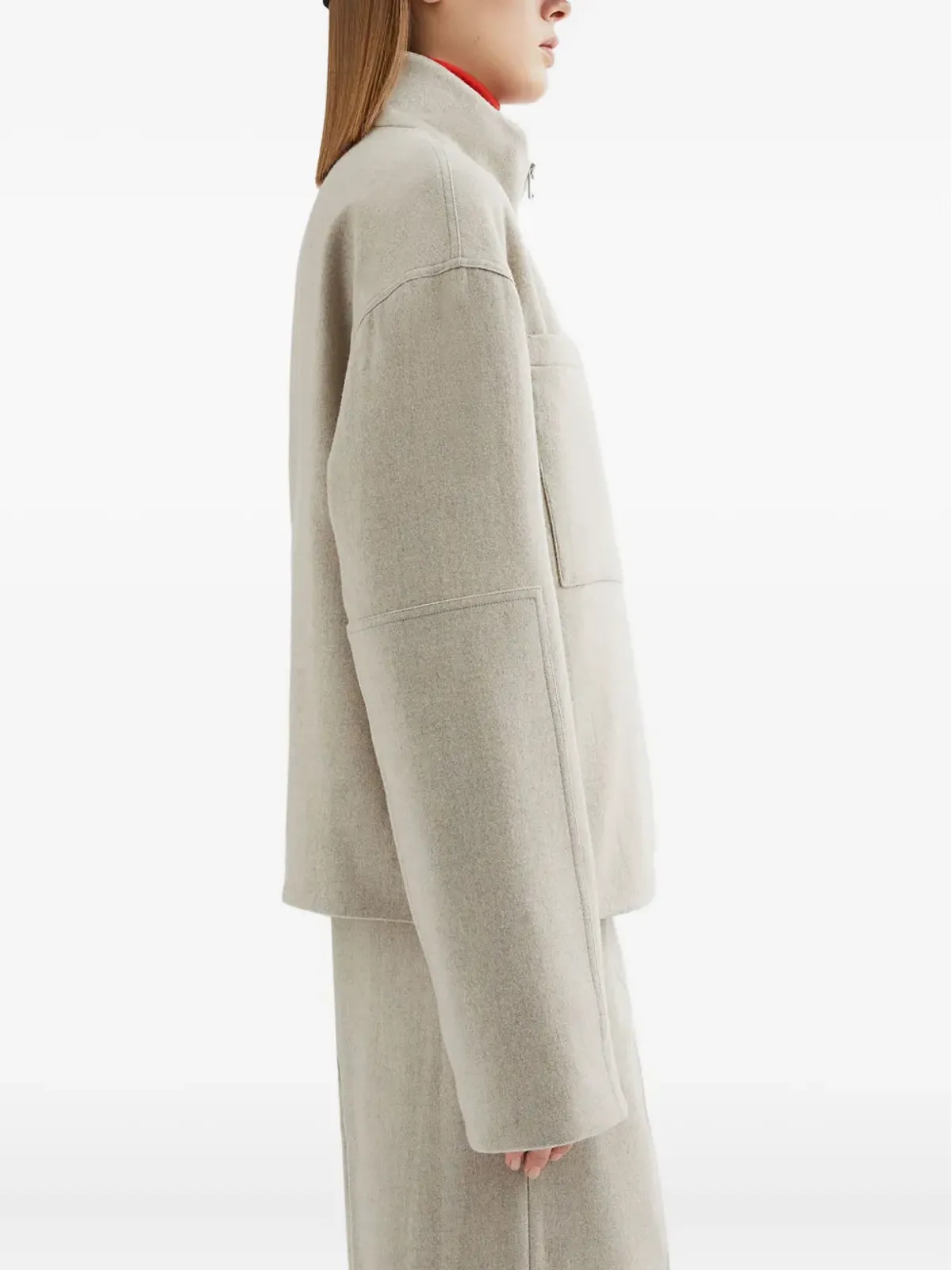 JIL SANDER+ ウールフェルトジャケット - 画像4