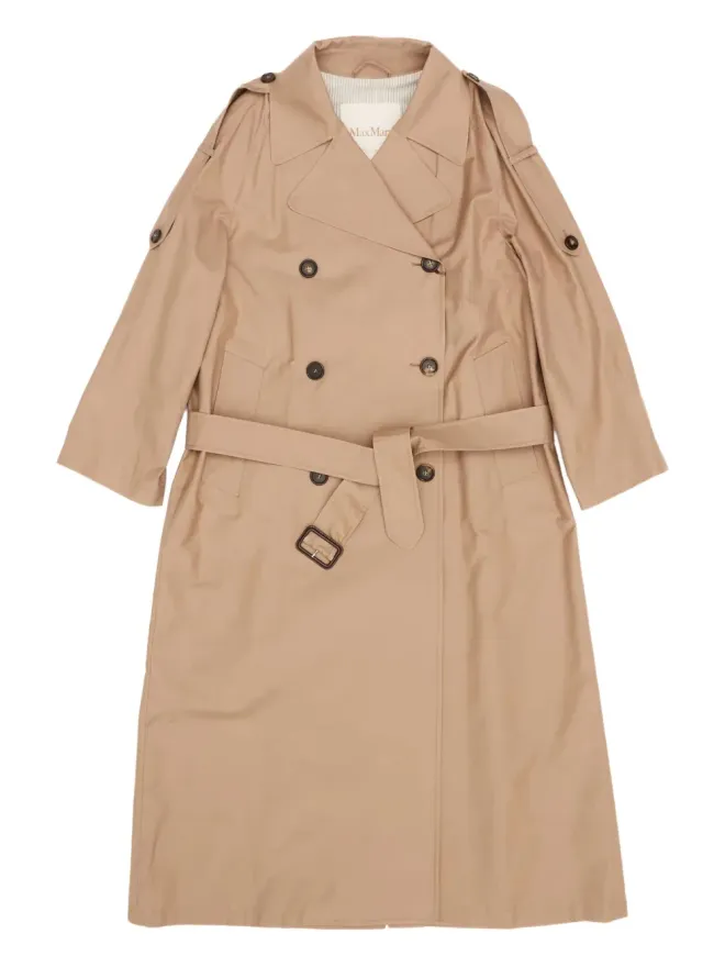 Max Mara Max Mara ベルテッドボタン付きコートの商品画像