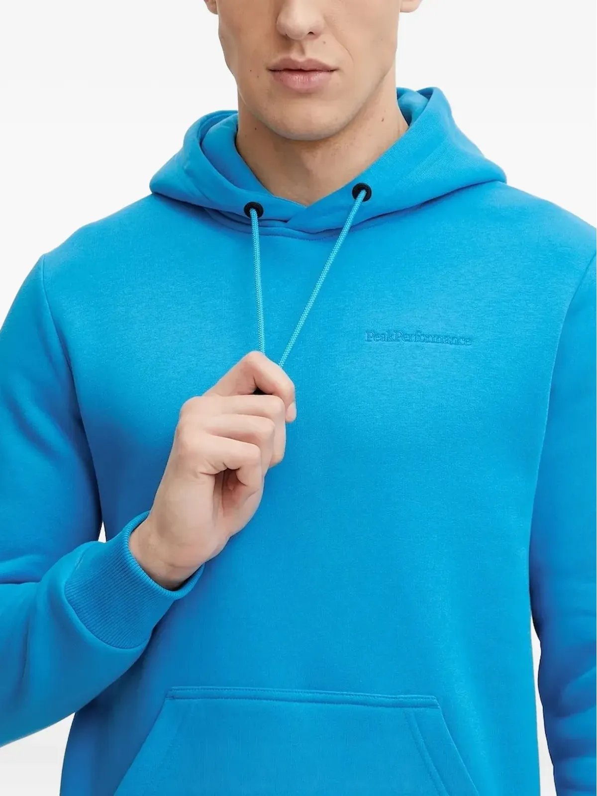 Peak Performance 刺繍ロゴ入りフード付きセーター - 画像3