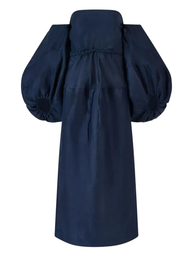 Rosie Assoulin Rosie Assoulin バルーンスリーブ ミディドレスの商品画像