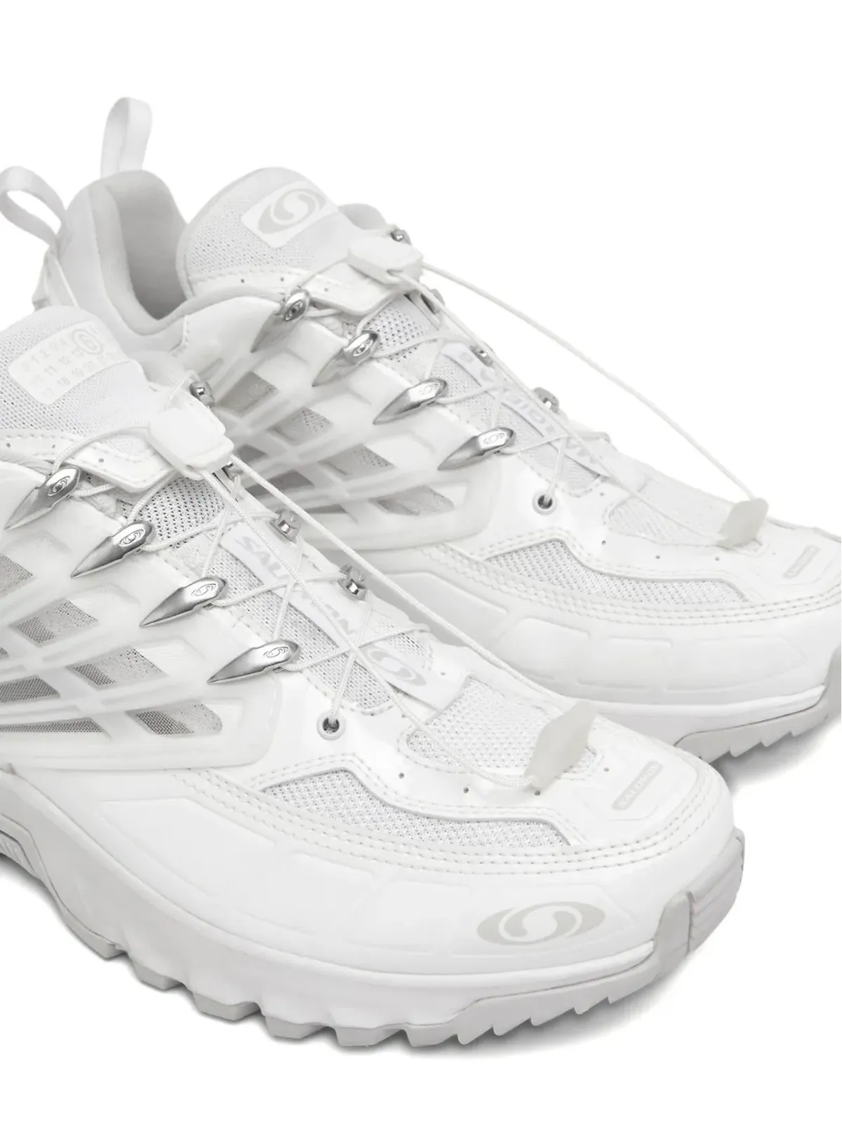 MM6 Maison Margiela X Salomon ロゴプリント スニーカー - 画像4