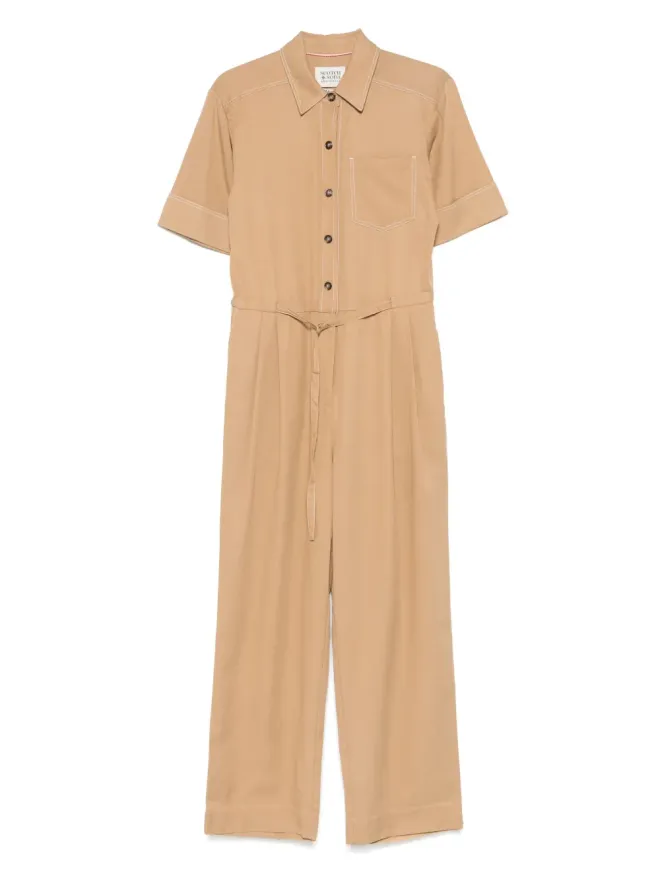 Scotch & Soda Scotch & Soda ギャバジン織りジャンプスーツの商品画像