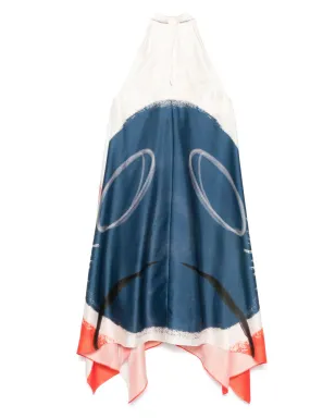 Scotch & Soda グラフィックプリント ミディドレス - ブルー - サムネイル2