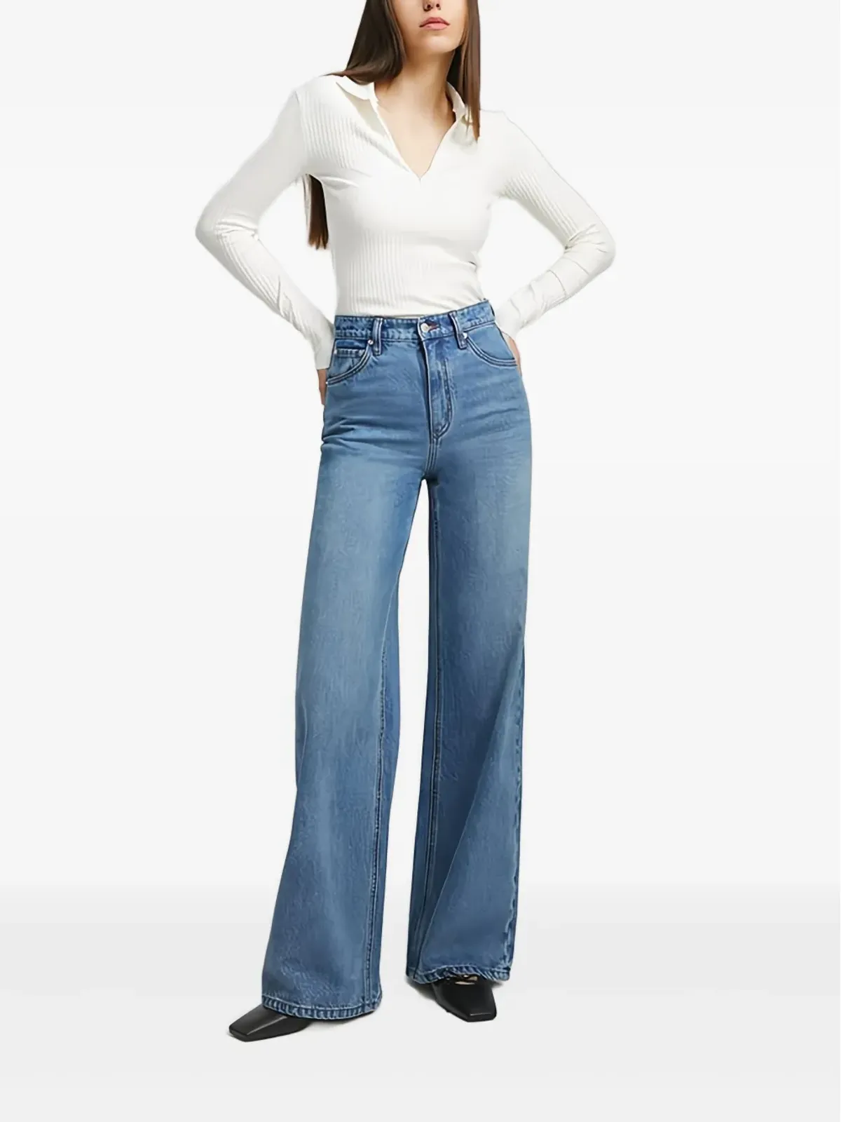 Hey Joanie 80's Baggy jeans - Blue - 画像2