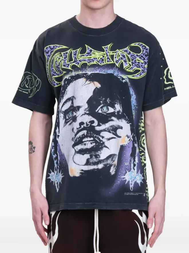 HELLSTAR HELLSTAR Amen Tシャツ - ブラックの商品画像