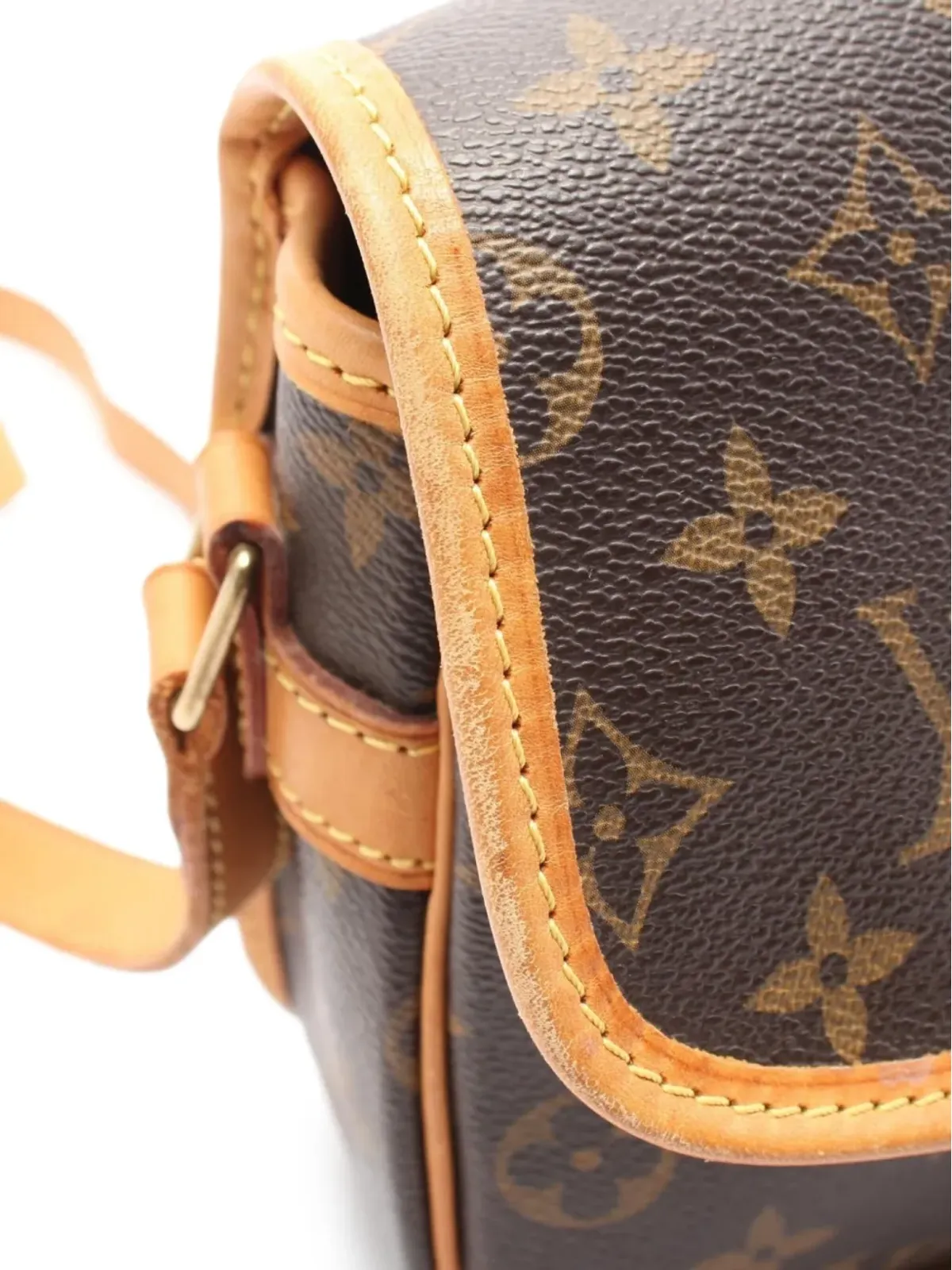 Louis Vuitton ビンテージ 2009年 ソロンヌ クロスボディバッグ ブラウン - 画像3