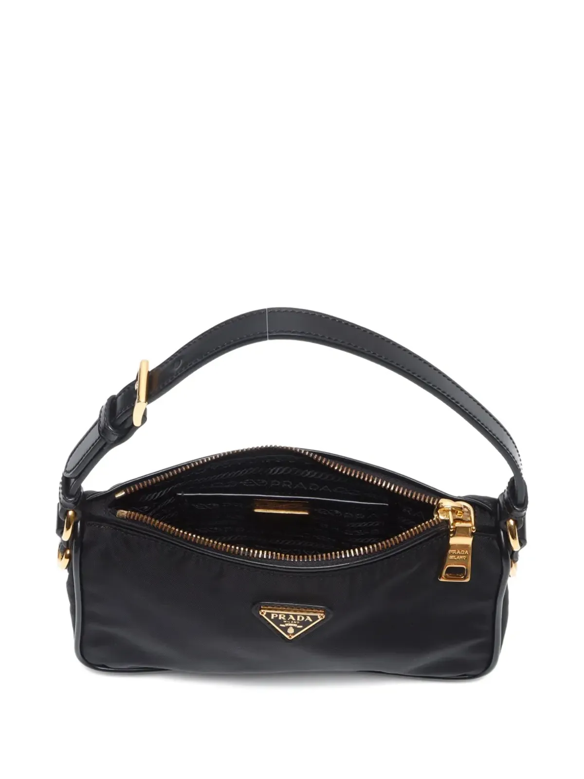 Prada ビンテージ ミニ トライアングルロゴ トートバッグ - 画像4