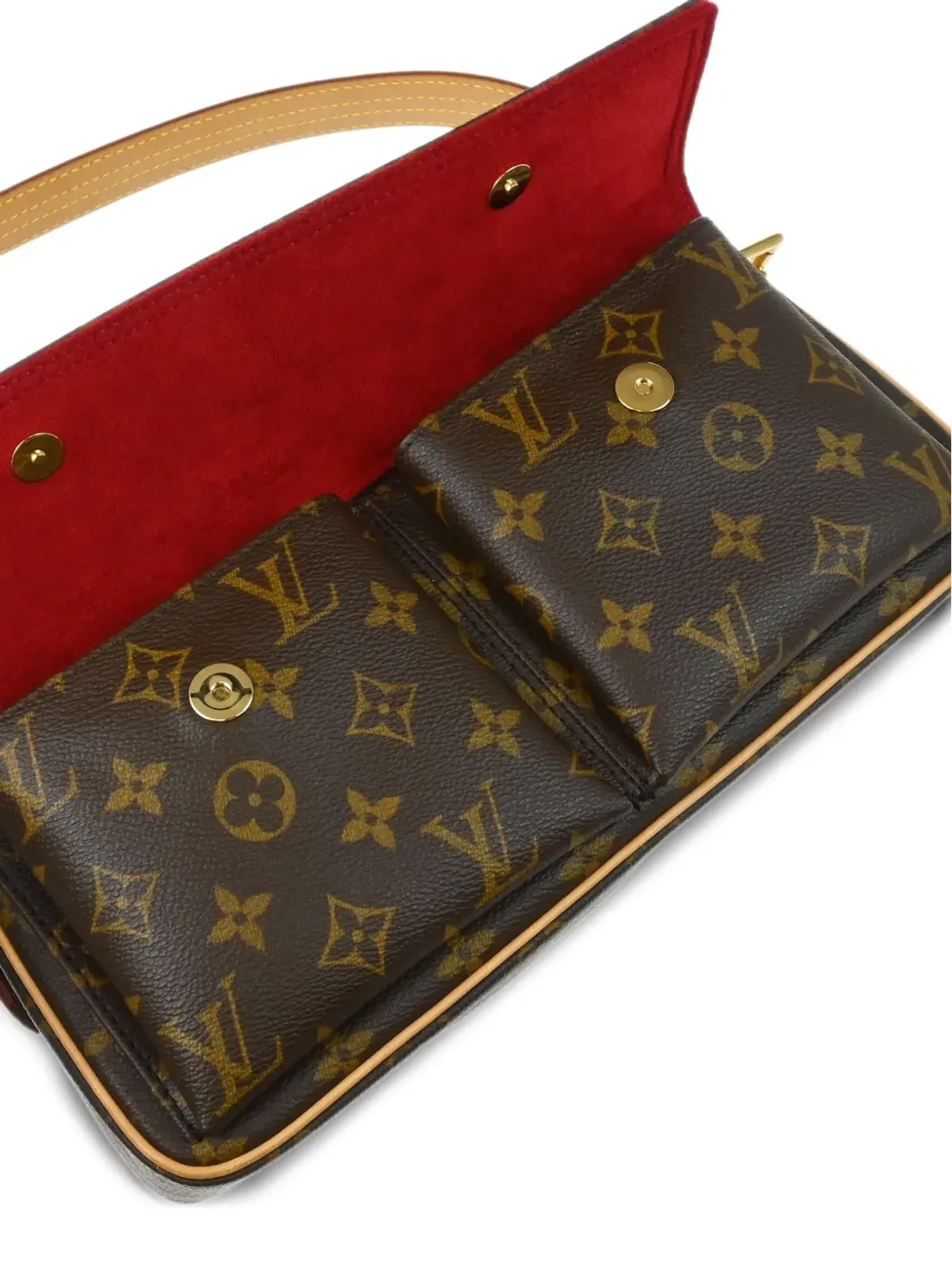 Louis Vuitton ビンテージ Viva Cite MM ショルダーバッグ ブラウン - 画像5