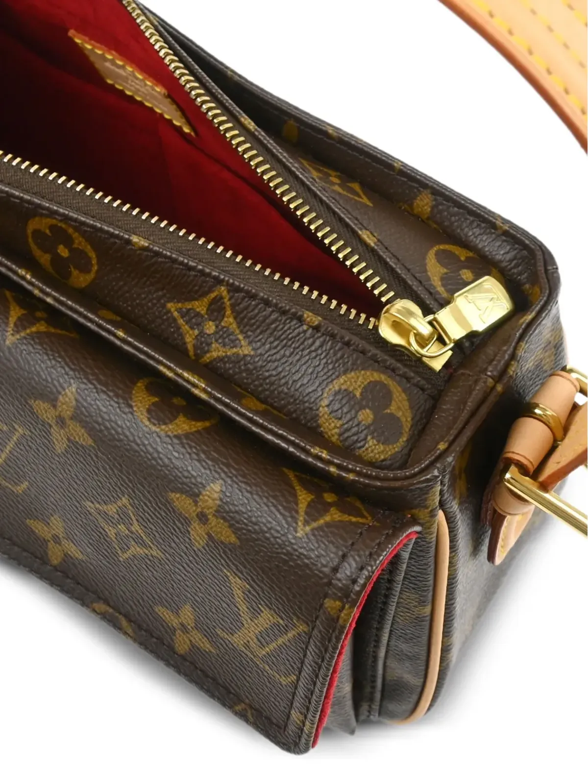 Louis Vuitton ビンテージ Viva Cite MM ショルダーバッグ ブラウン - 画像4