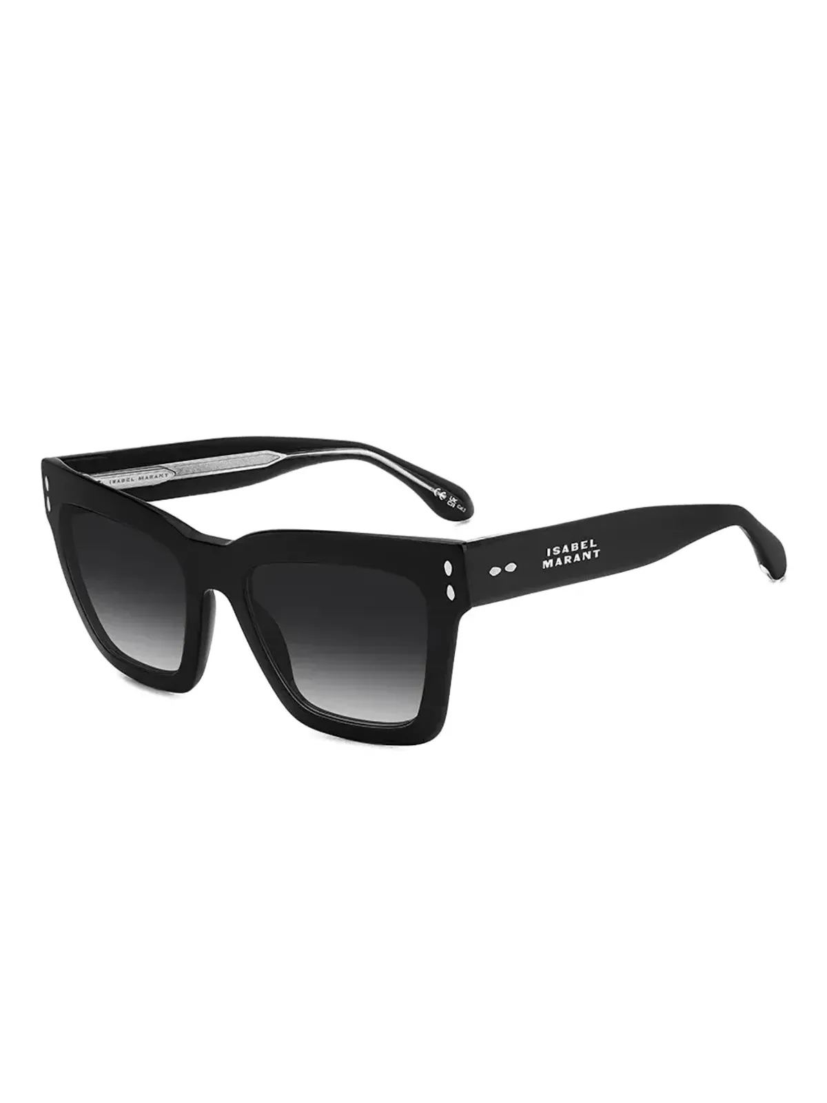 Isabel Marant Eyewear ロゴプリントサングラス - ブラック - 画像2