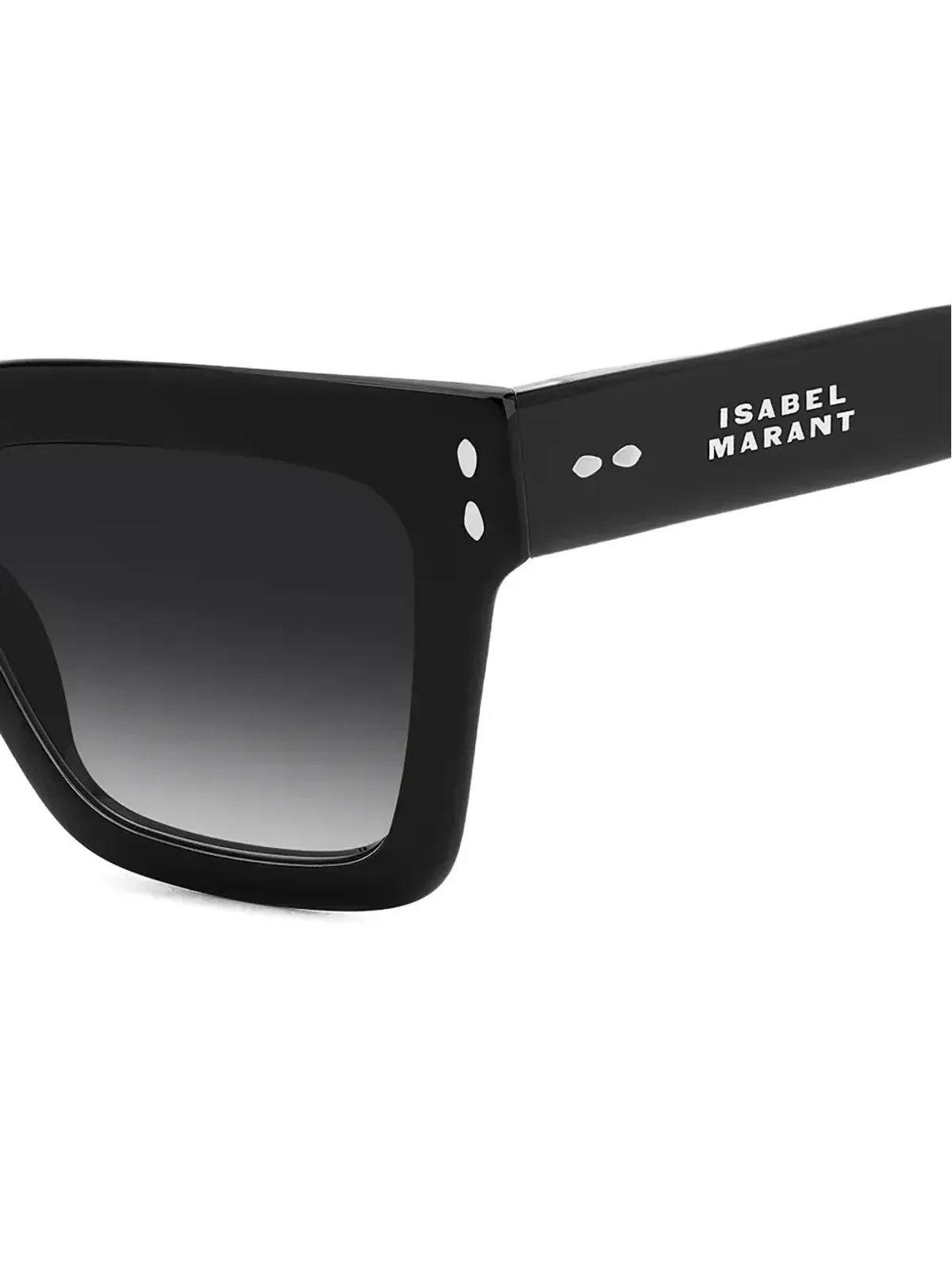 Isabel Marant Eyewear ロゴプリントサングラス - ブラック - 画像4