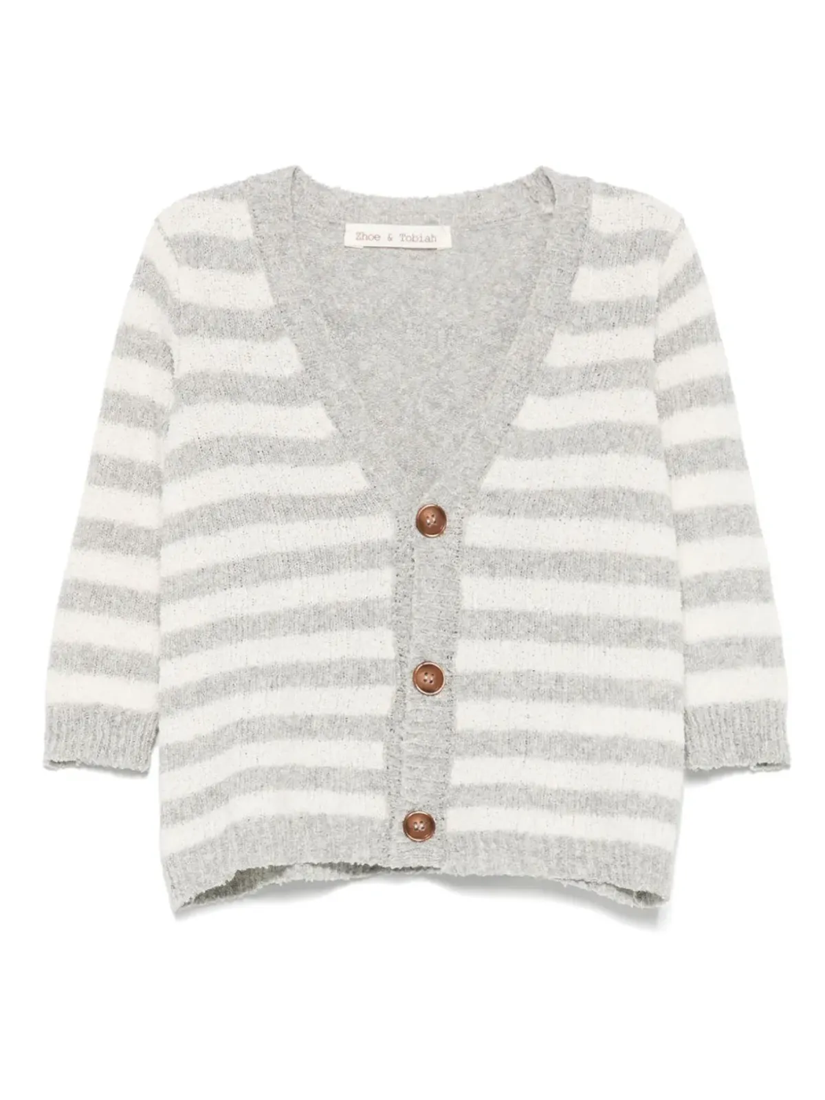 Zhoe & Tobiah striped cardigan - Grey - 画像1