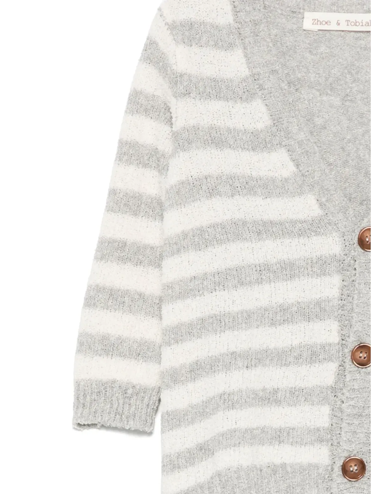 Zhoe & Tobiah striped cardigan - Grey - 画像3