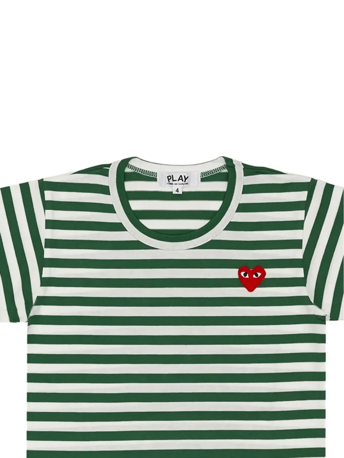 Comme Des Garçons Play Kids エンブレムアップリケTシャツ - 画像2