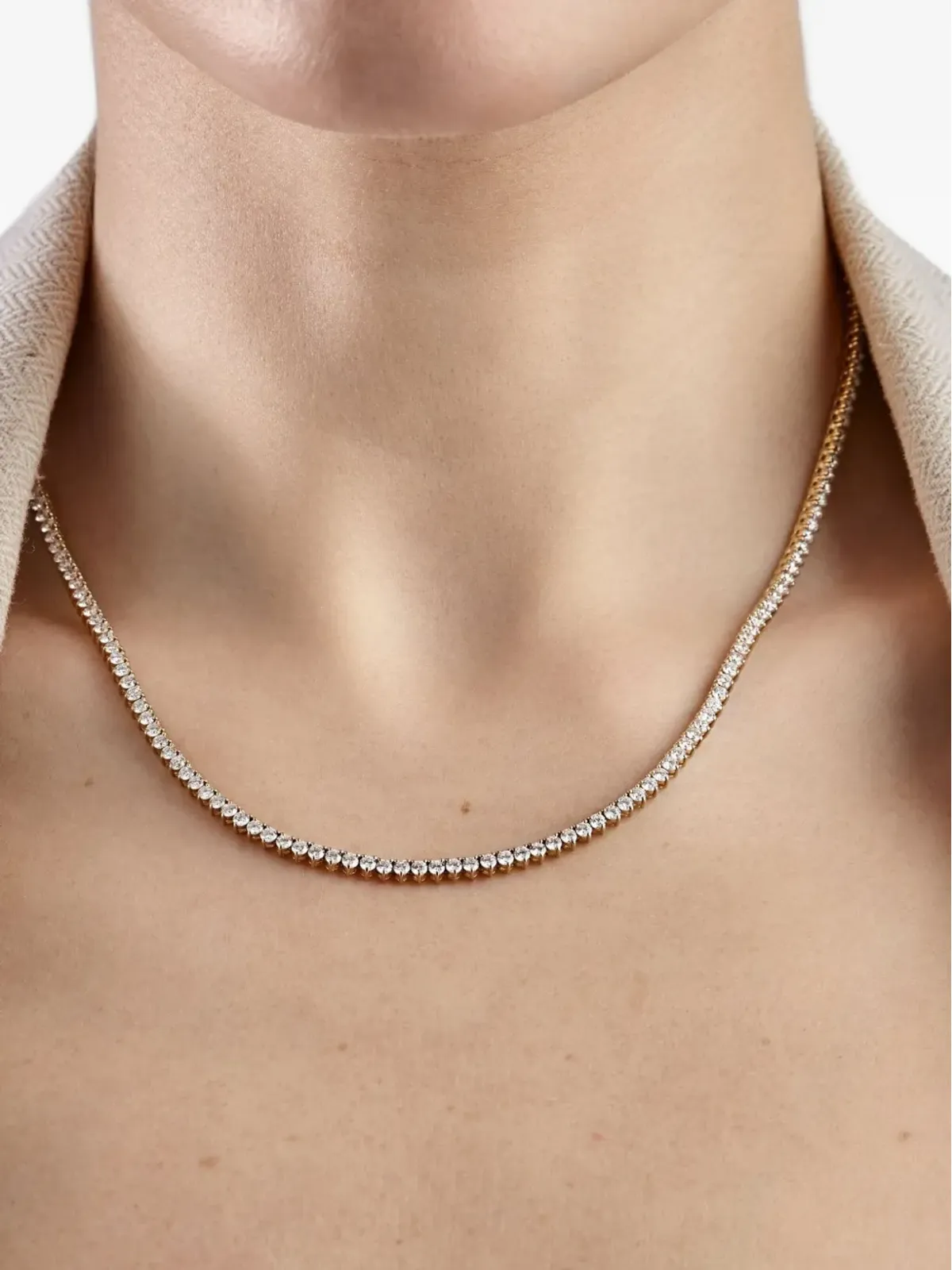 Jewels Aficionado 18Kイエローゴールド シエナ ダイヤモンド ネックレス - 画像2