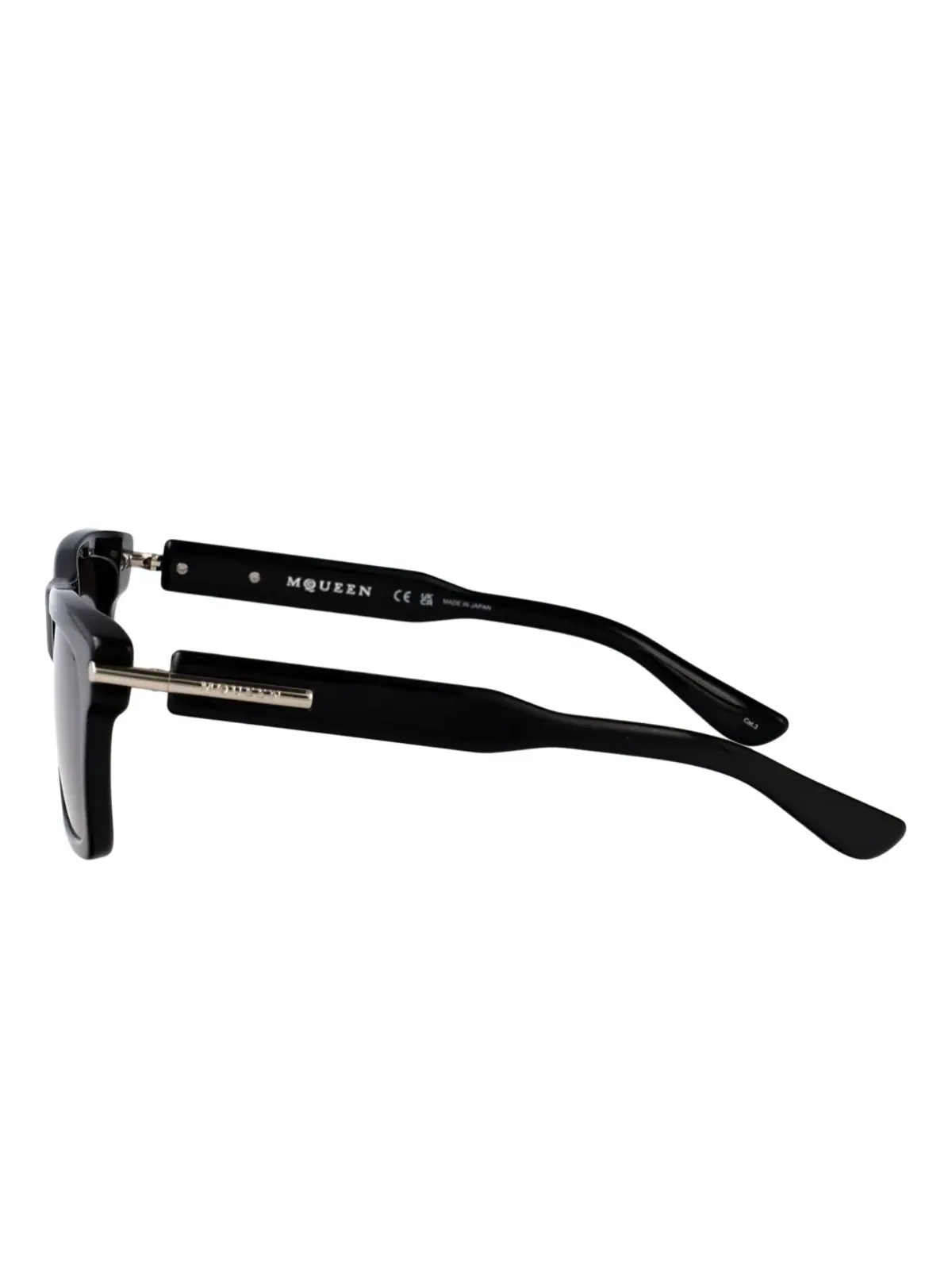 Alexander McQueen Eyewear オーバーサイズスクエアフレームサングラス - 画像3