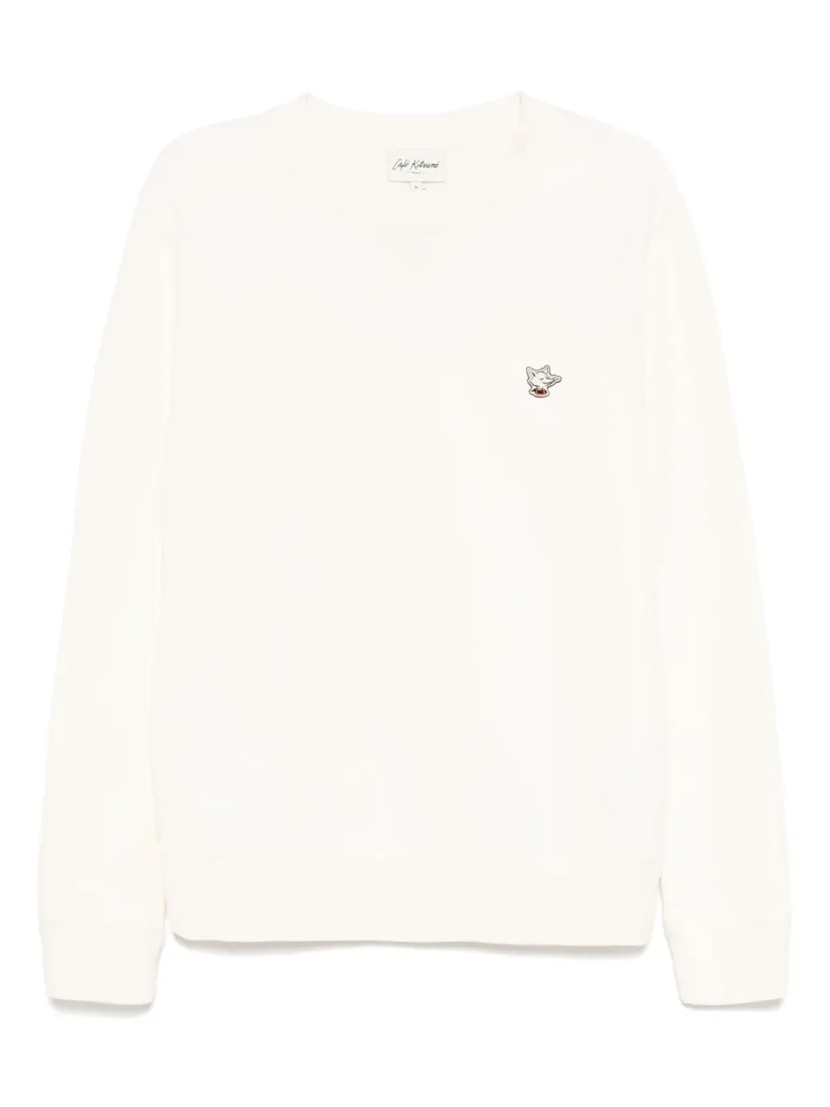 CAFÉ KITSUNÉ バリスタ・フォックスパッチ スウェットシャツ - 画像1