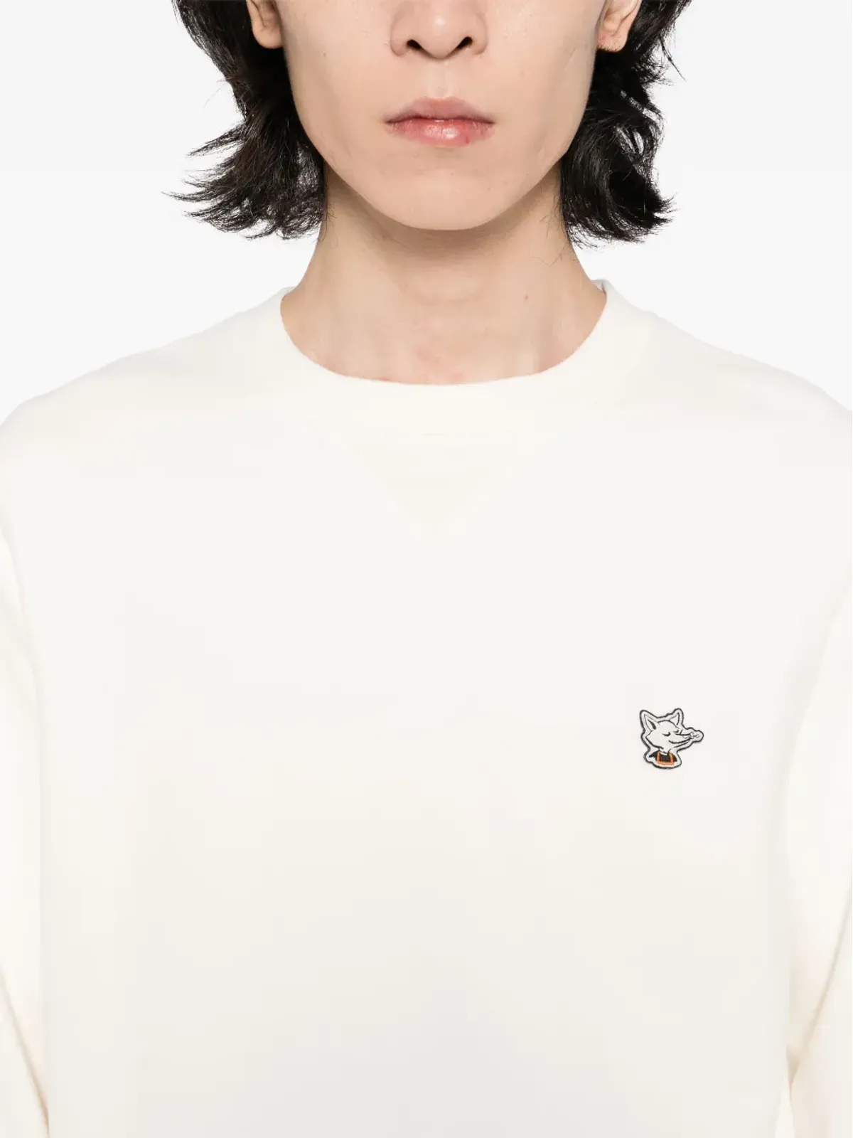 CAFÉ KITSUNÉ バリスタ・フォックスパッチ スウェットシャツ - 画像5