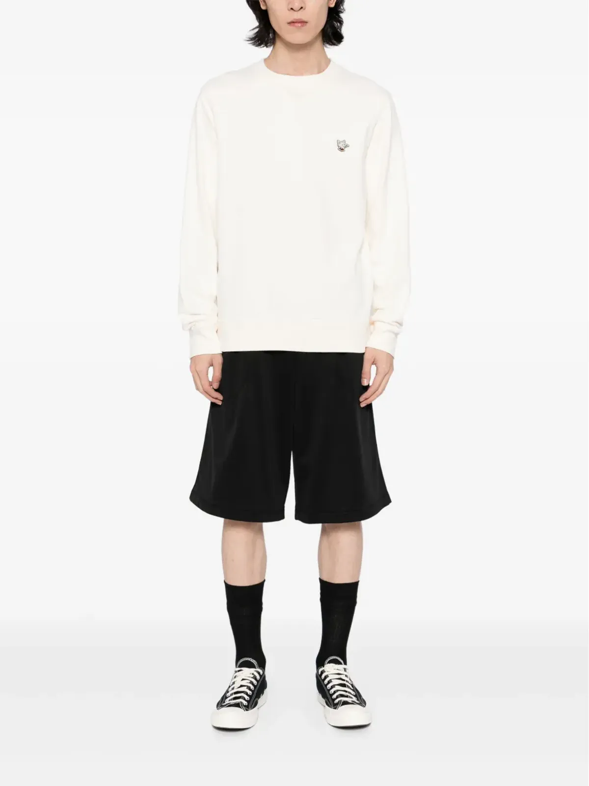 CAFÉ KITSUNÉ バリスタ・フォックスパッチ スウェットシャツ - 画像2