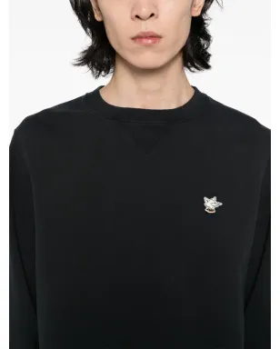CAFÉ KITSUNÉ Cafe Kitsune sweatshirt - Black - サムネイル5