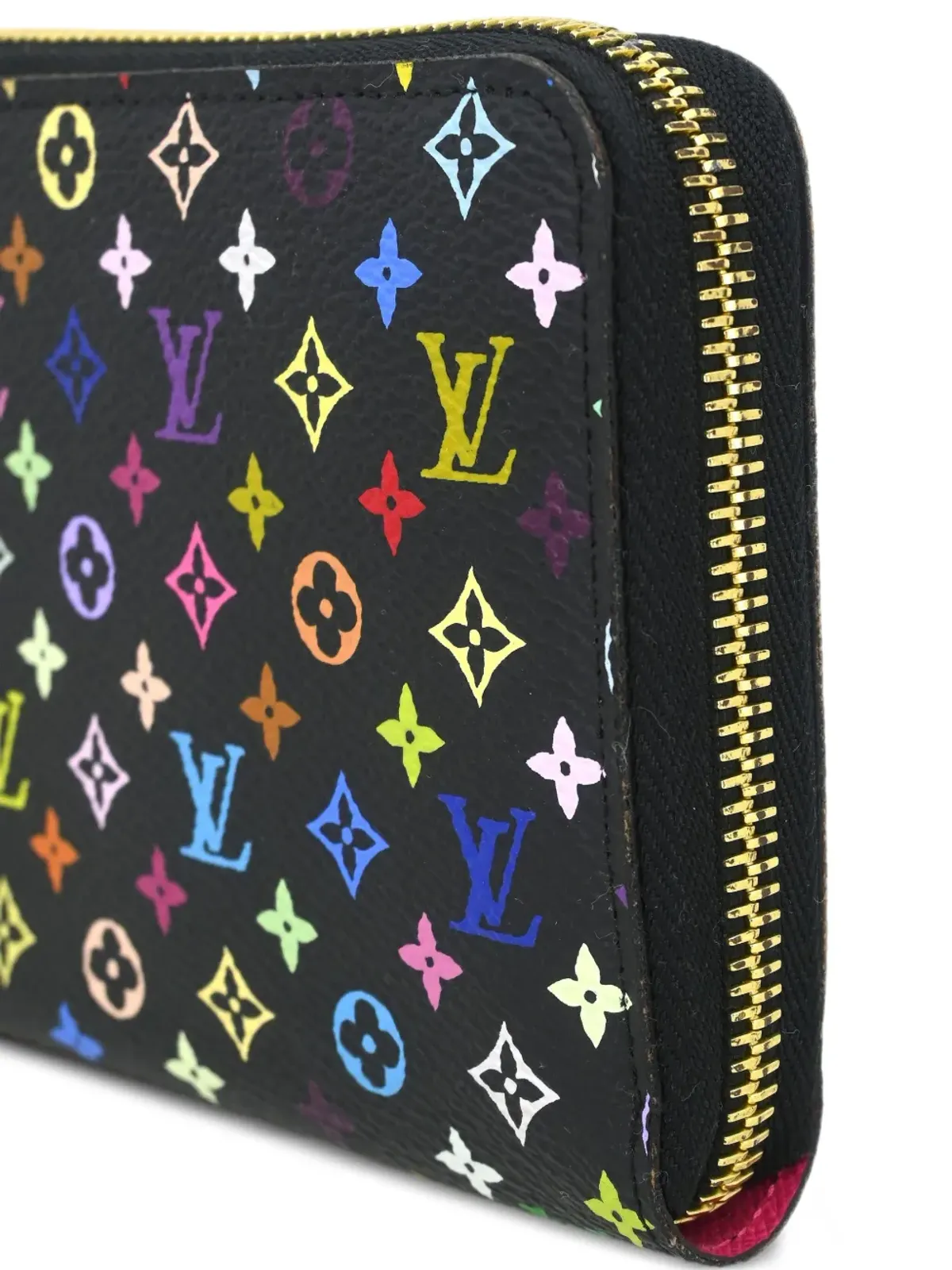 Louis Vuitton ビンテージ ロゴプリント 財布 - ブラック - 画像3