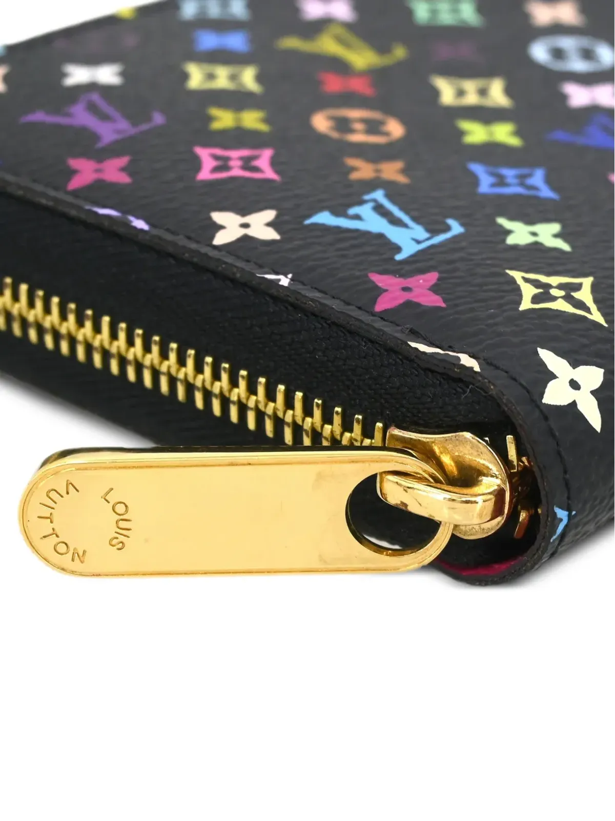 Louis Vuitton ビンテージ ロゴプリント 財布 - ブラック - 画像4