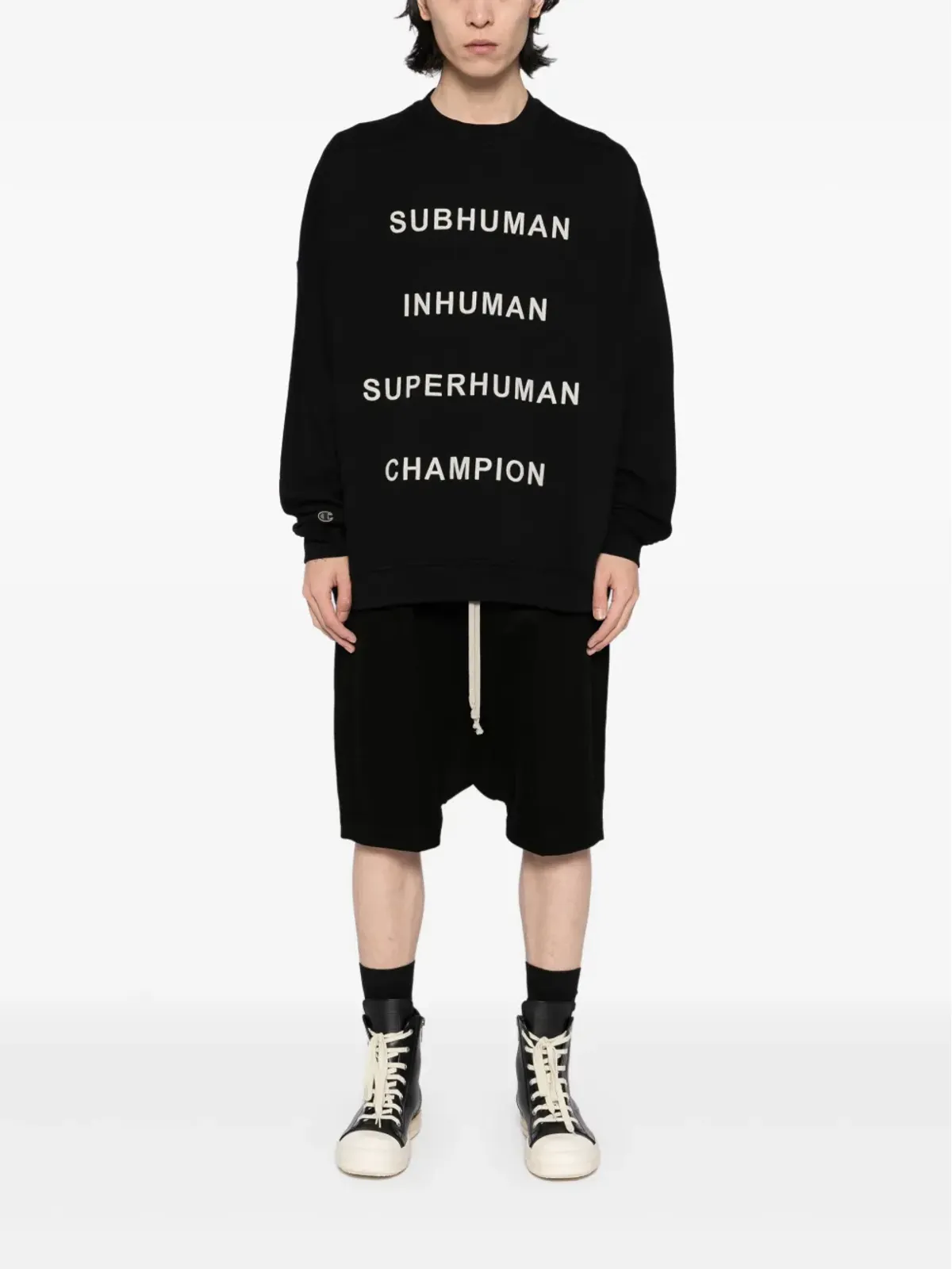 Rick Owens X Champion ジャンボ スウェットシャツ - 画像2