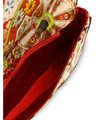 Christian Dior ビンテージ 2001年 刺繍入りサドルクラッチバッグ - サムネイル4