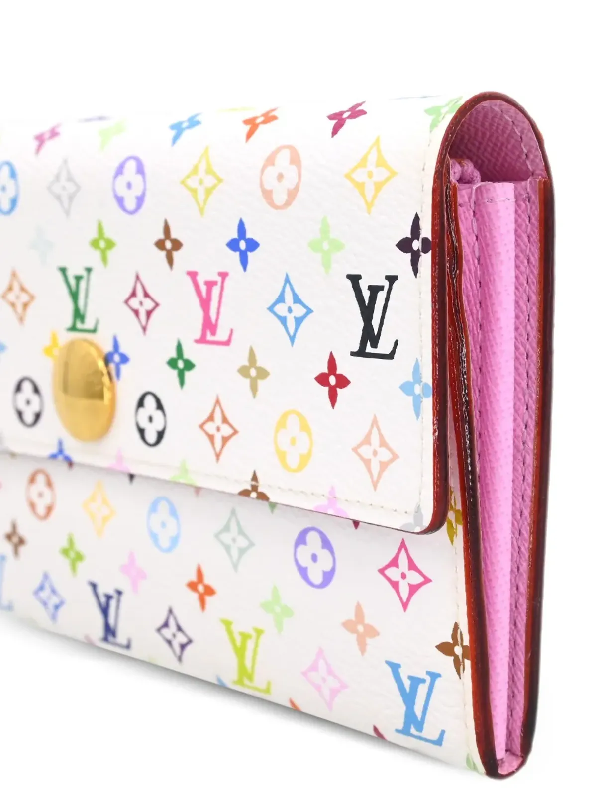 Louis Vuitton ビンテージ モノグラム・キャンバス コンチネンタル ウォレット - White - 画像3