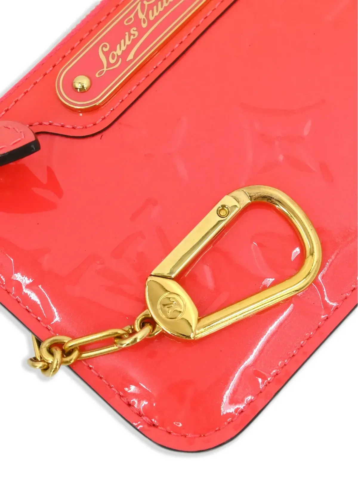 Louis Vuitton ビンテージ パテントレザー カードホルダー - レッド - 画像5