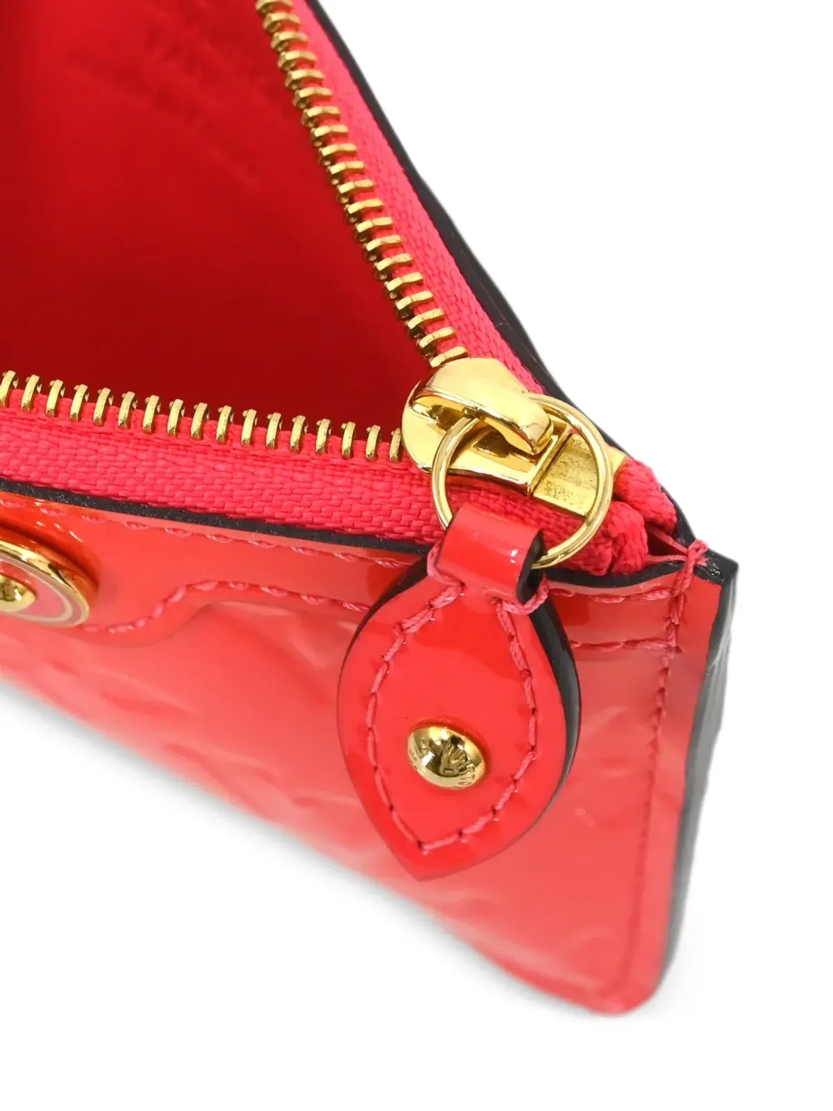 Louis Vuitton ビンテージ パテントレザー カードホルダー - レッド - 画像3