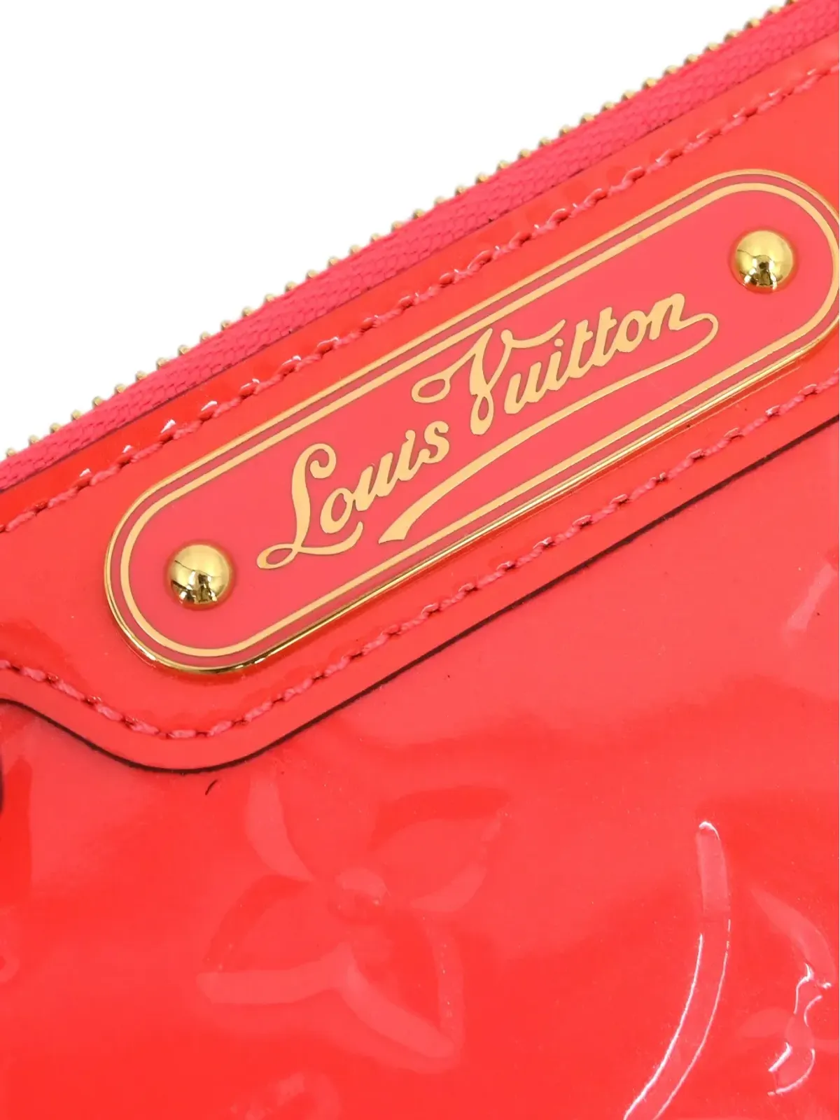 Louis Vuitton ビンテージ パテントレザー カードホルダー - レッド - 画像4