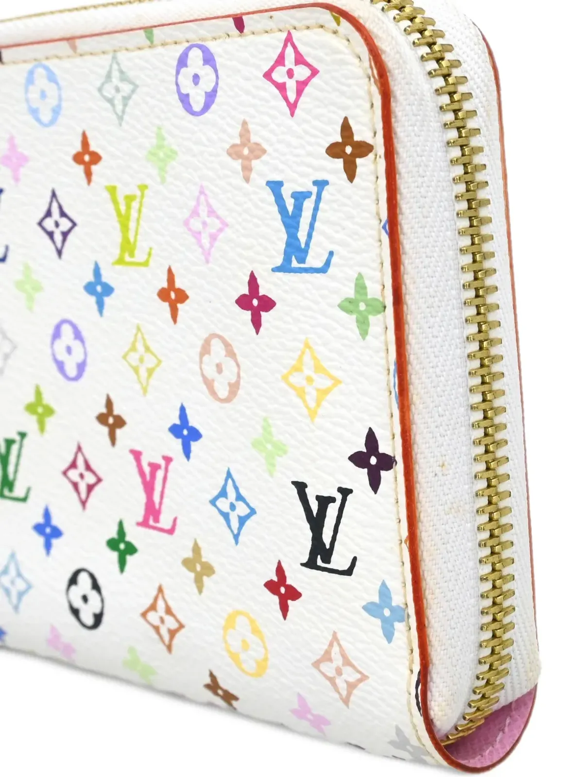 Louis Vuitton ビンテージ モノグラム柄レザーウォレット - ホワイト - 画像4