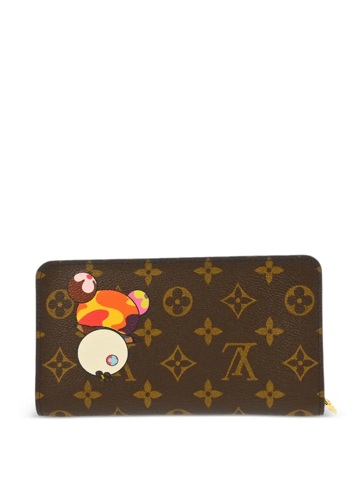 Louis Vuitton ビンテージ × タカシ ムラカミ 2004 パンダ ウォレット - ブラウン - 画像2