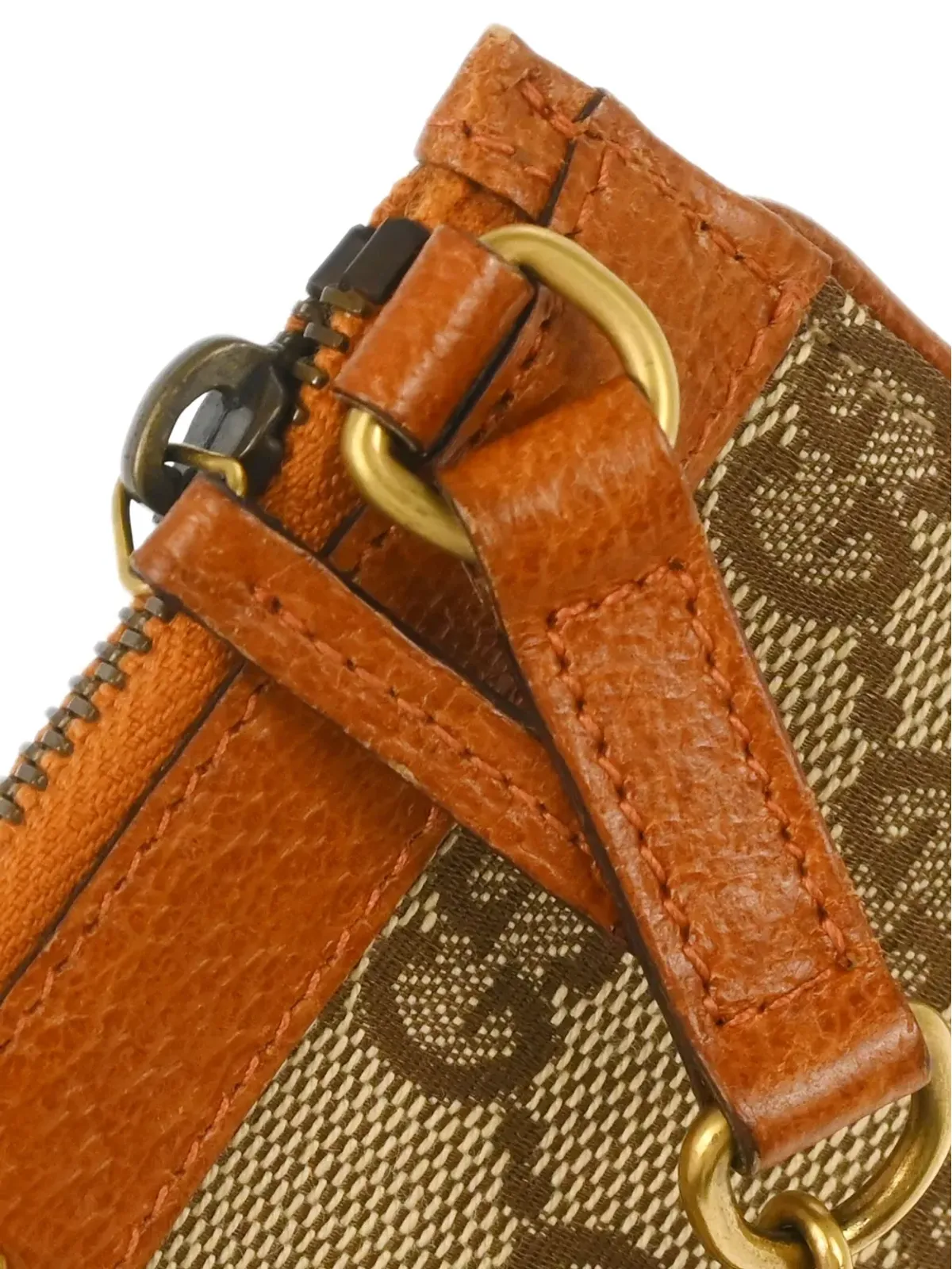 Gucci ビンテージ モノグラムキャンバス リストレット - ブラウン - 画像4