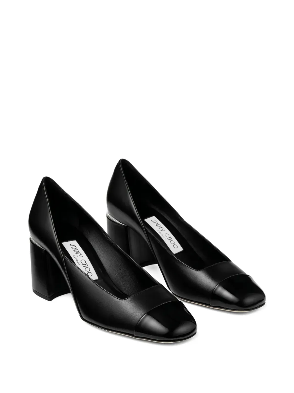 Jimmy Choo ジェンソン エンベリッシュド キャップトゥ パンプス - 画像2
