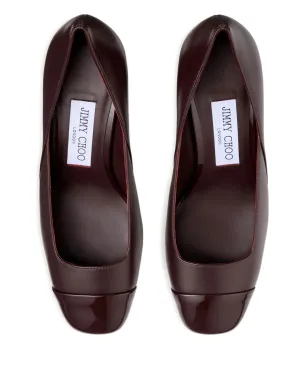 Jimmy Choo ジェンソン 60mm パール装飾スクエアトゥパンプス - レッド - サムネイル4