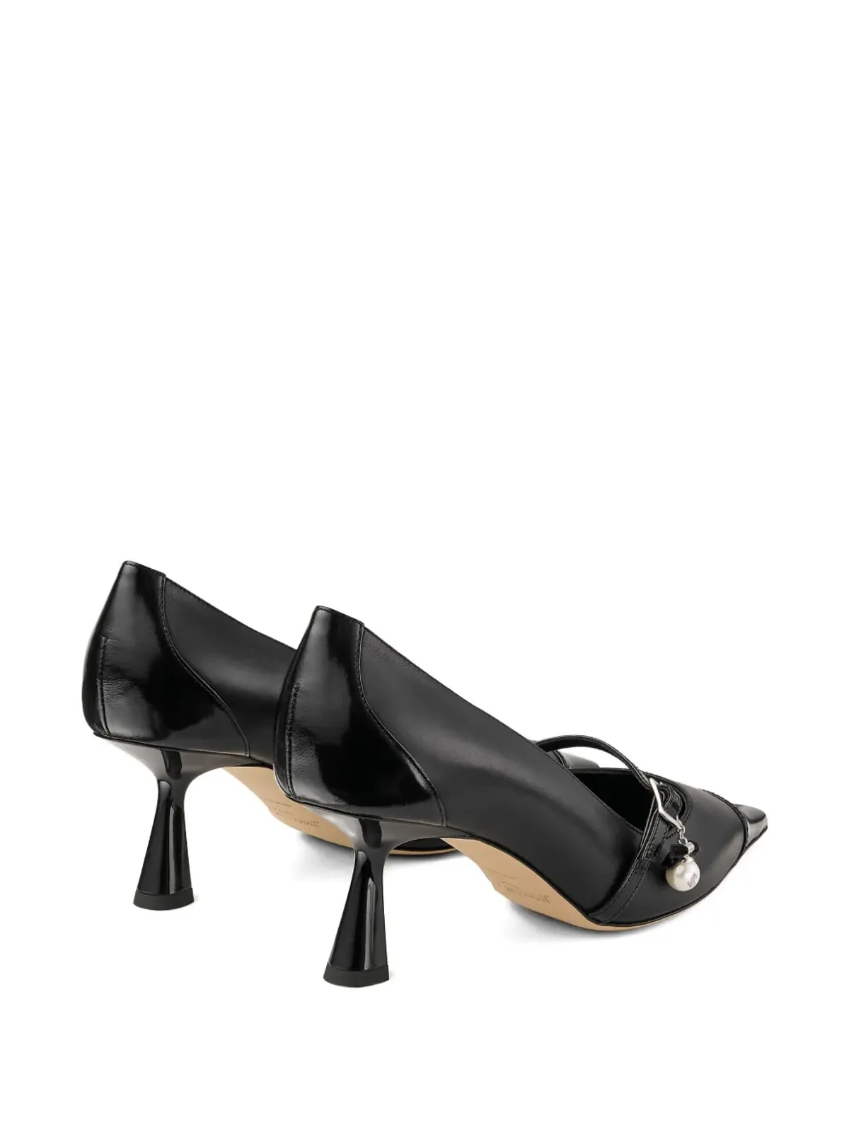 Jimmy Choo 65mm Aren ポインテッドトゥパンプス - ブラック - 画像5