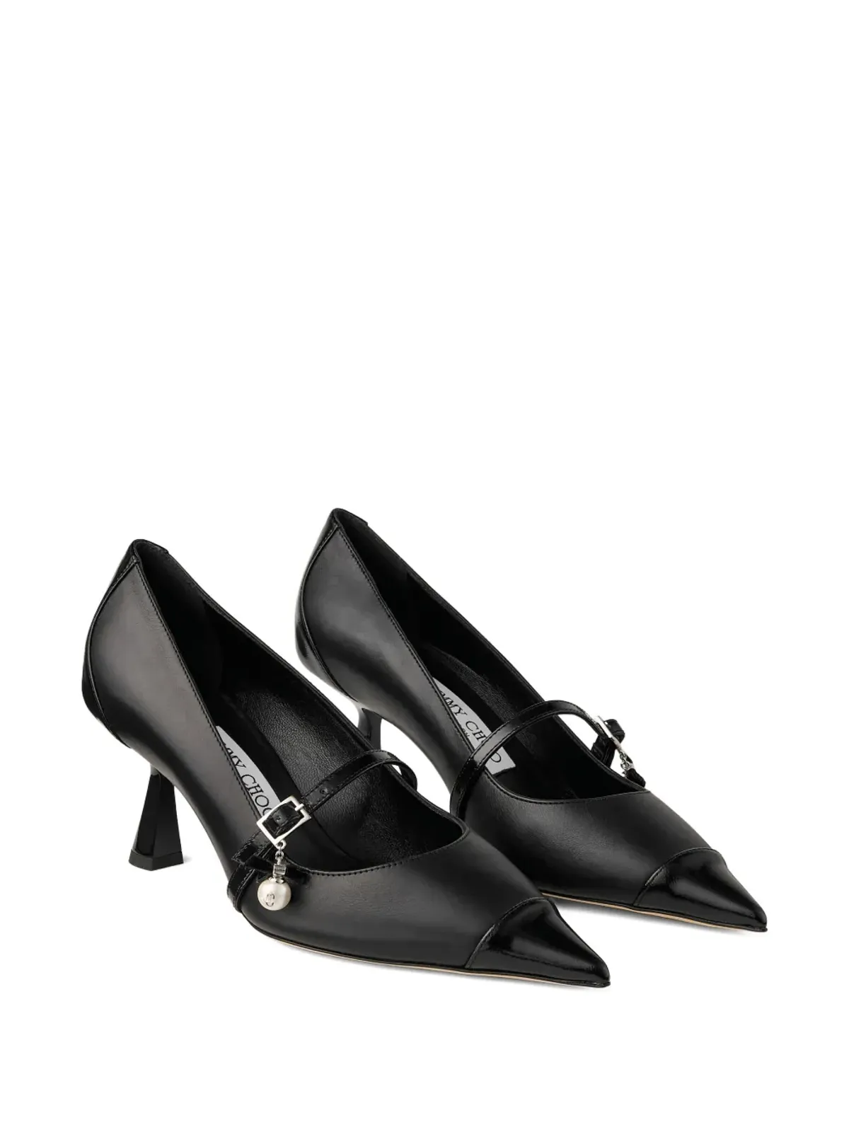 Jimmy Choo 65mm Aren ポインテッドトゥパンプス - ブラック - 画像2
