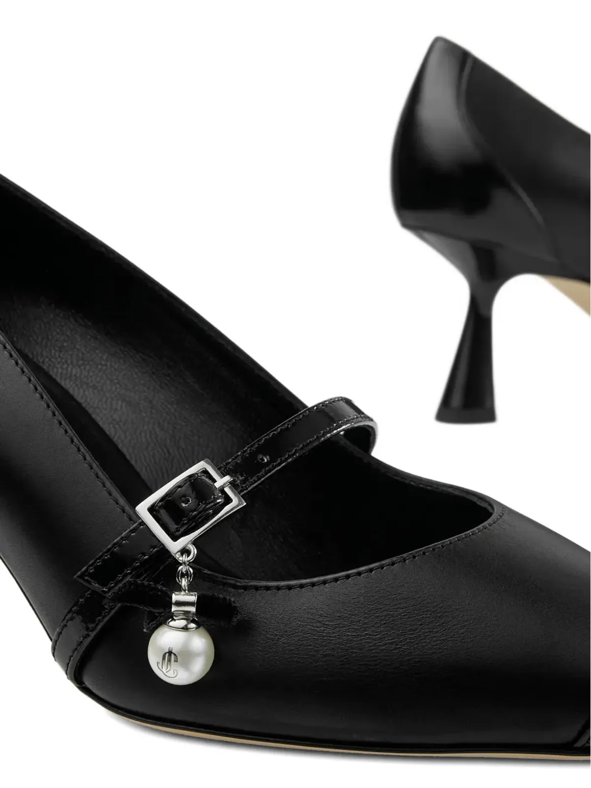Jimmy Choo 65mm Aren ポインテッドトゥパンプス - ブラック - 画像3