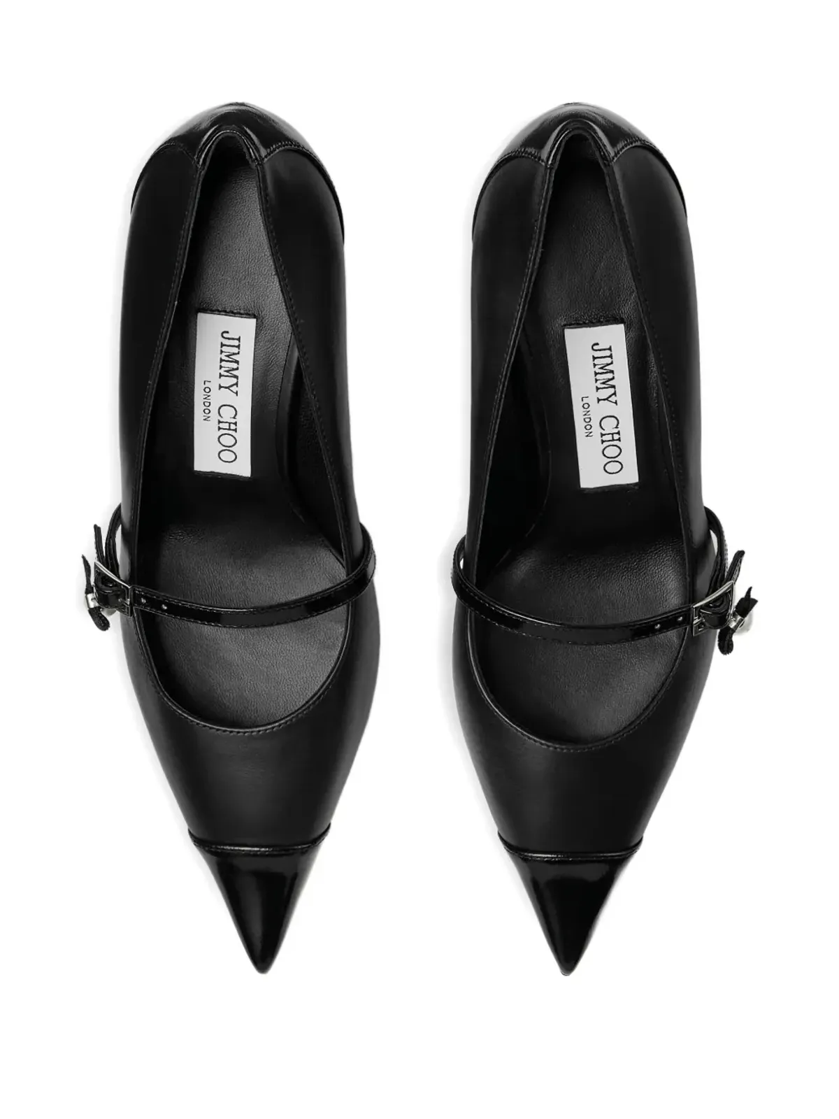 Jimmy Choo 65mm Aren ポインテッドトゥパンプス - ブラック - 画像4