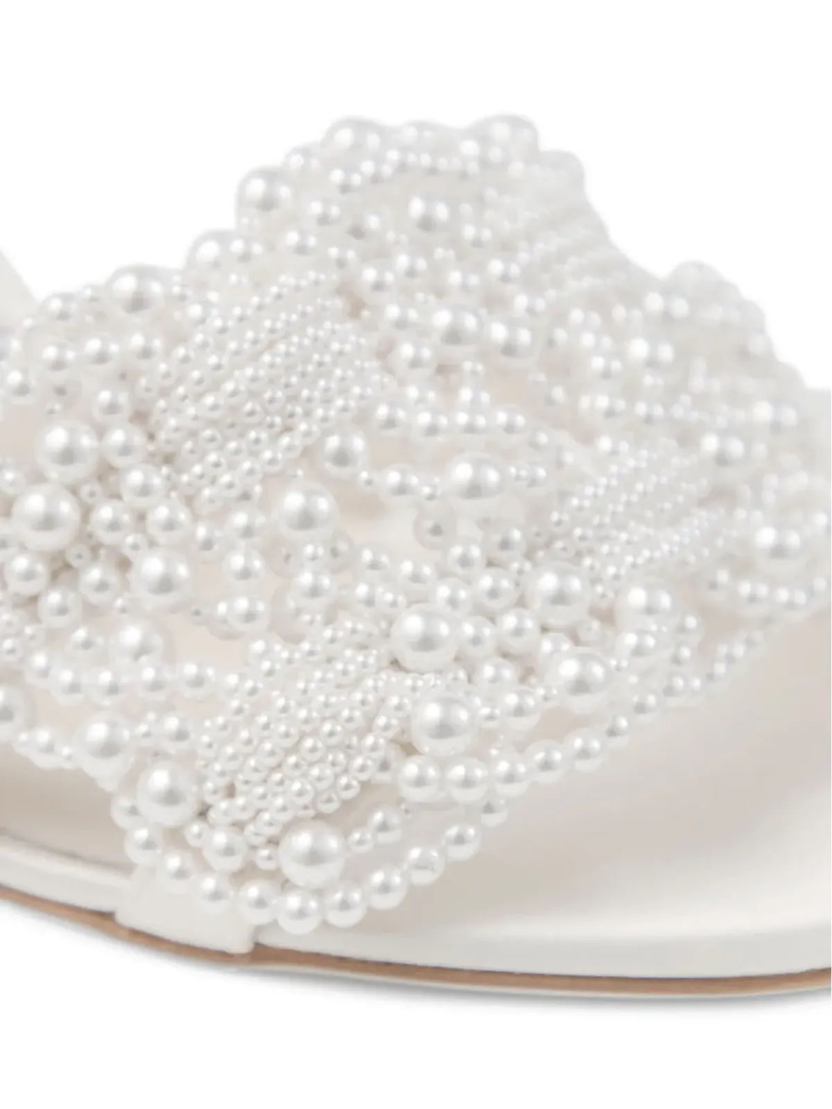 Jimmy Choo 85mm レザー ヒール付きサンダル - ニュートラルカラー - 画像5