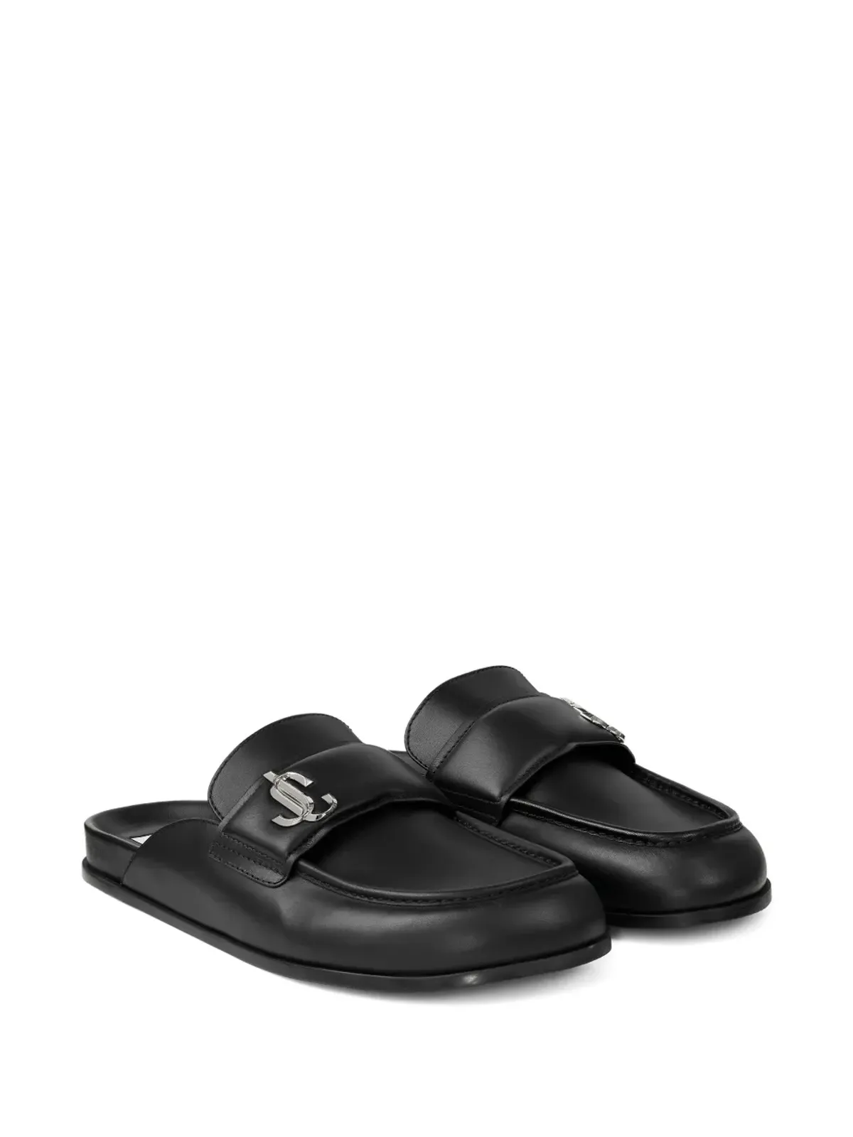 Jimmy Choo ミロ レザー スリッパ - 画像2
