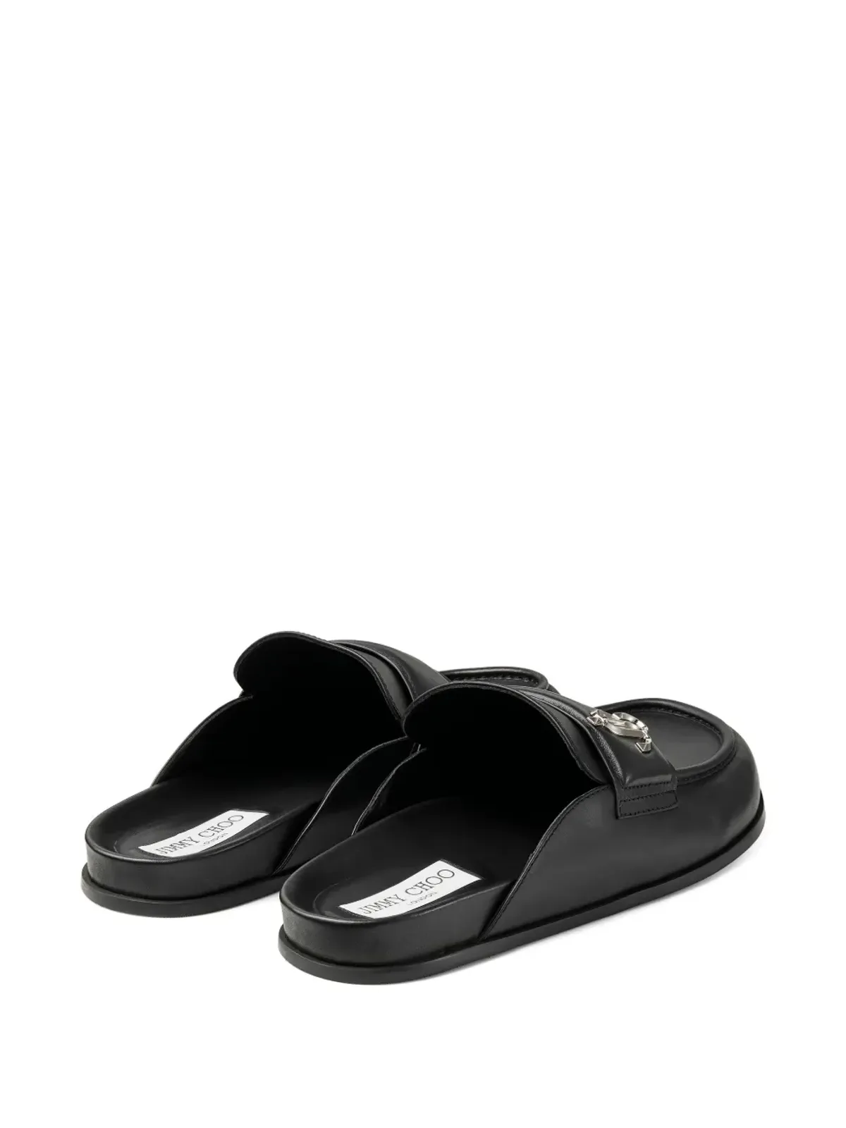 Jimmy Choo ミロ レザー スリッパ - 画像3