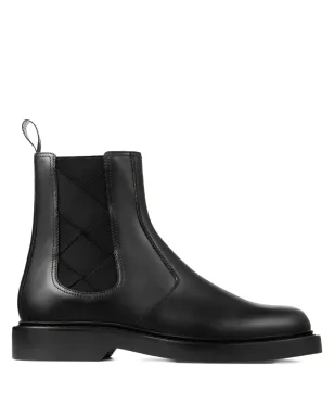 Jimmy Choo ウーブンパネル チェルシー ブーツ - ブラック - サムネイル1