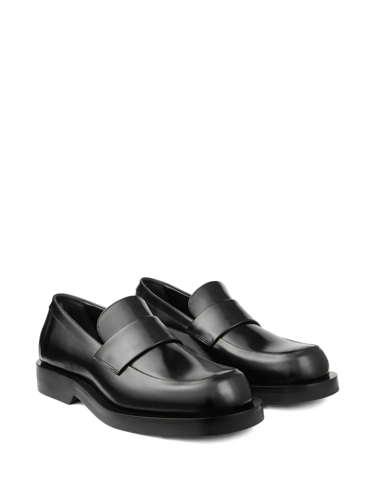 Jimmy Choo バフレザー ローファー - ブラック - 画像2
