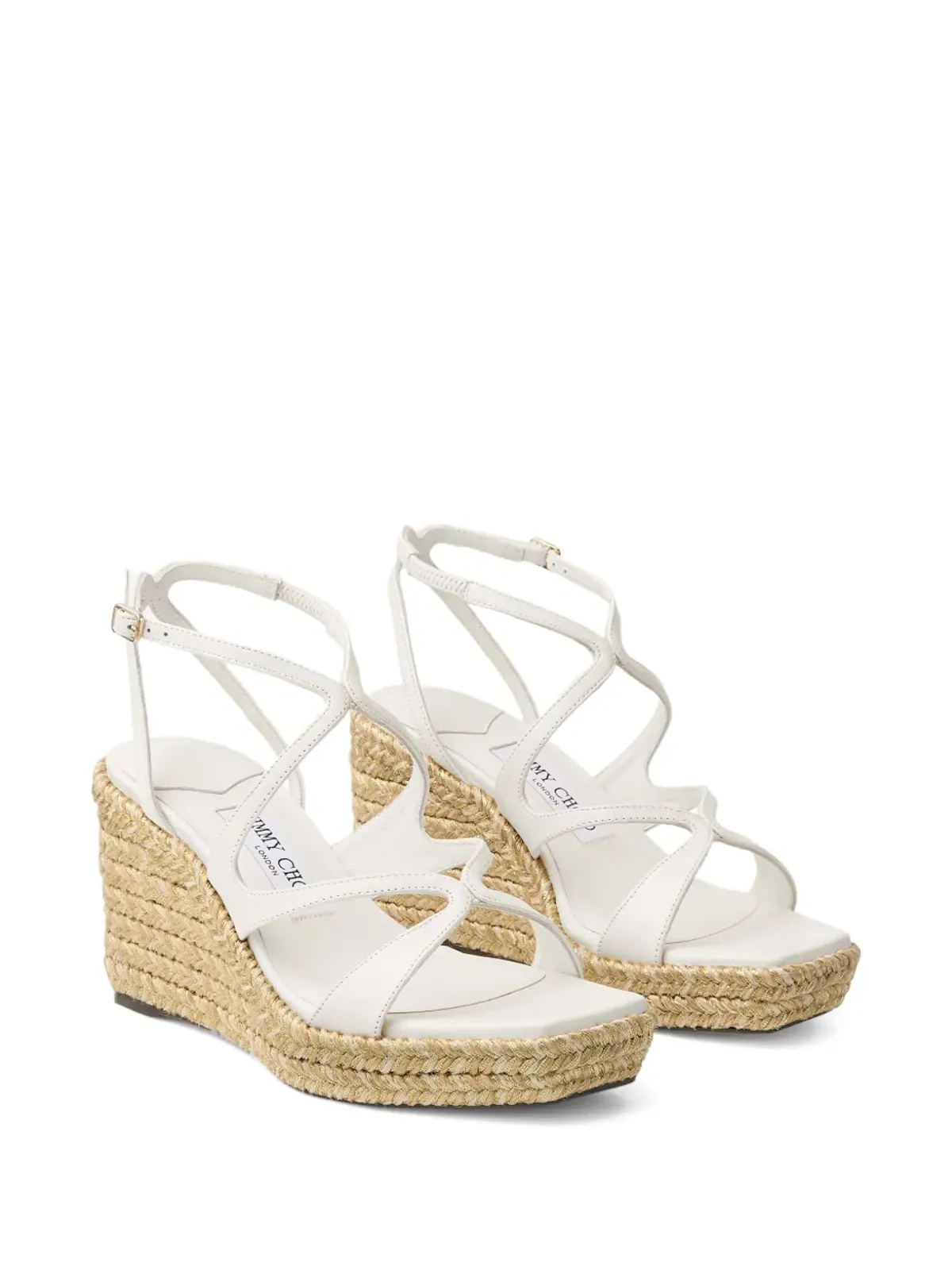 Jimmy Choo Ayla エスパドリーユ - ホワイト - 画像2