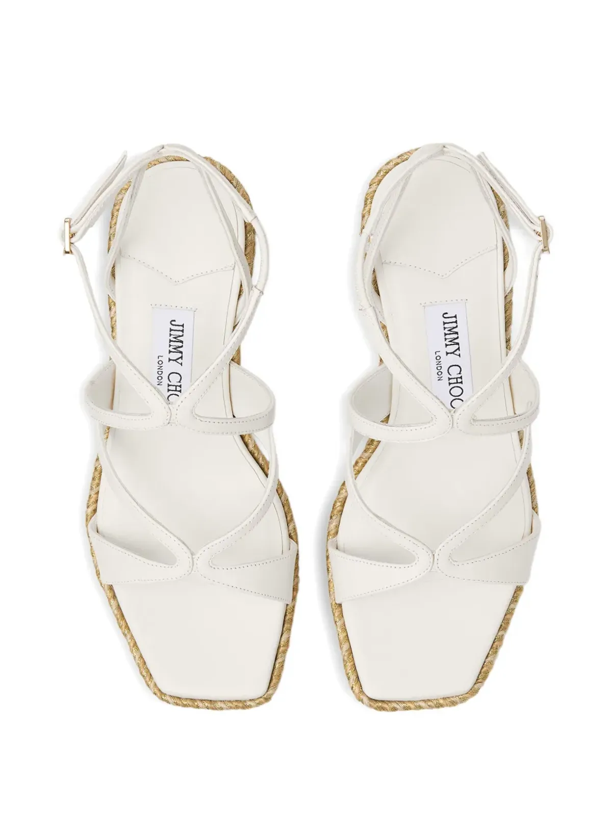 Jimmy Choo Ayla エスパドリーユ - ホワイト - 画像4