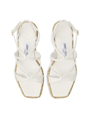 Jimmy Choo Ayla エスパドリーユ - ホワイト - サムネイル4
